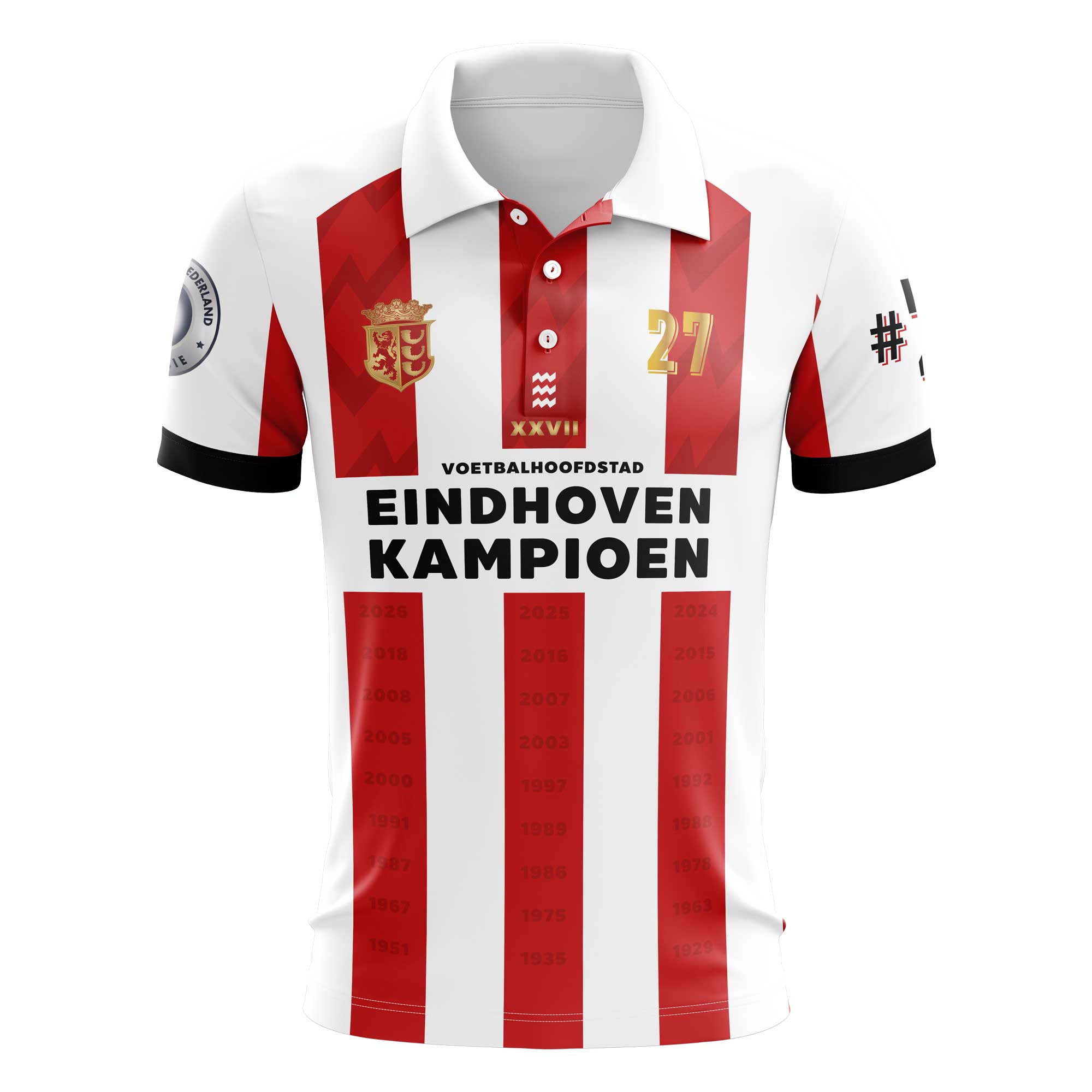 Poloshirt Kampioen 2026 - Eindhoven Voetbalhoofdstad